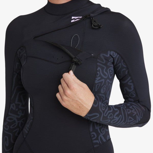 Billabong Synergy 4/3mm Women's Chest Zip Wetsuit