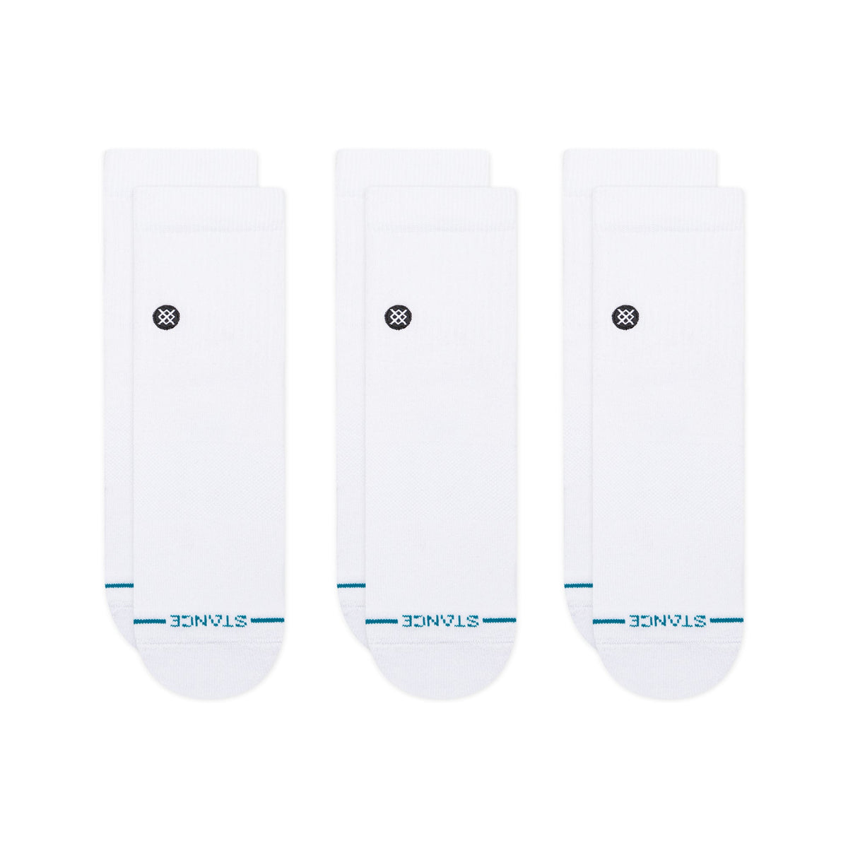 Stance Icon Quarter 3 Pack Socks