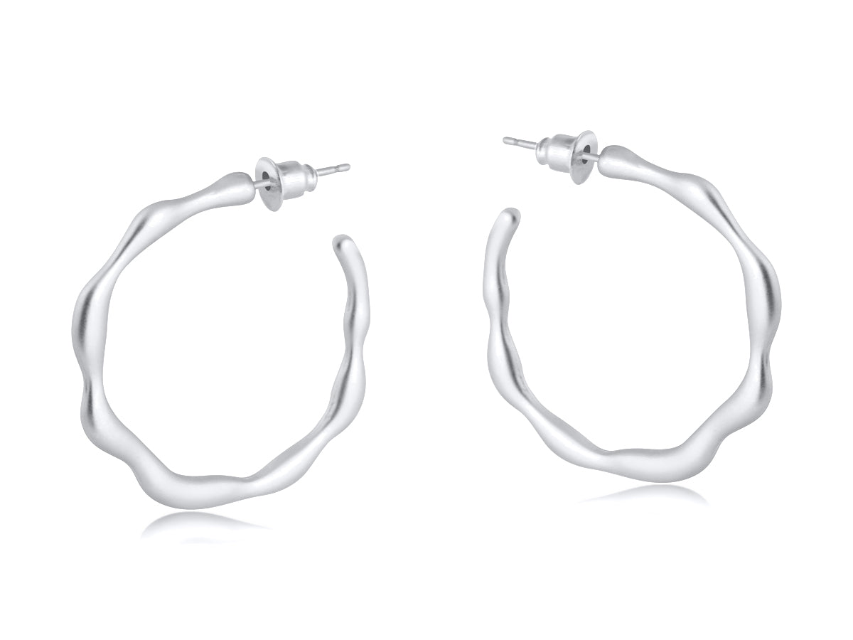 Big Metal London Martina Hoop Earrings