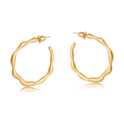 Big Metal London Martina Hoop Earrings