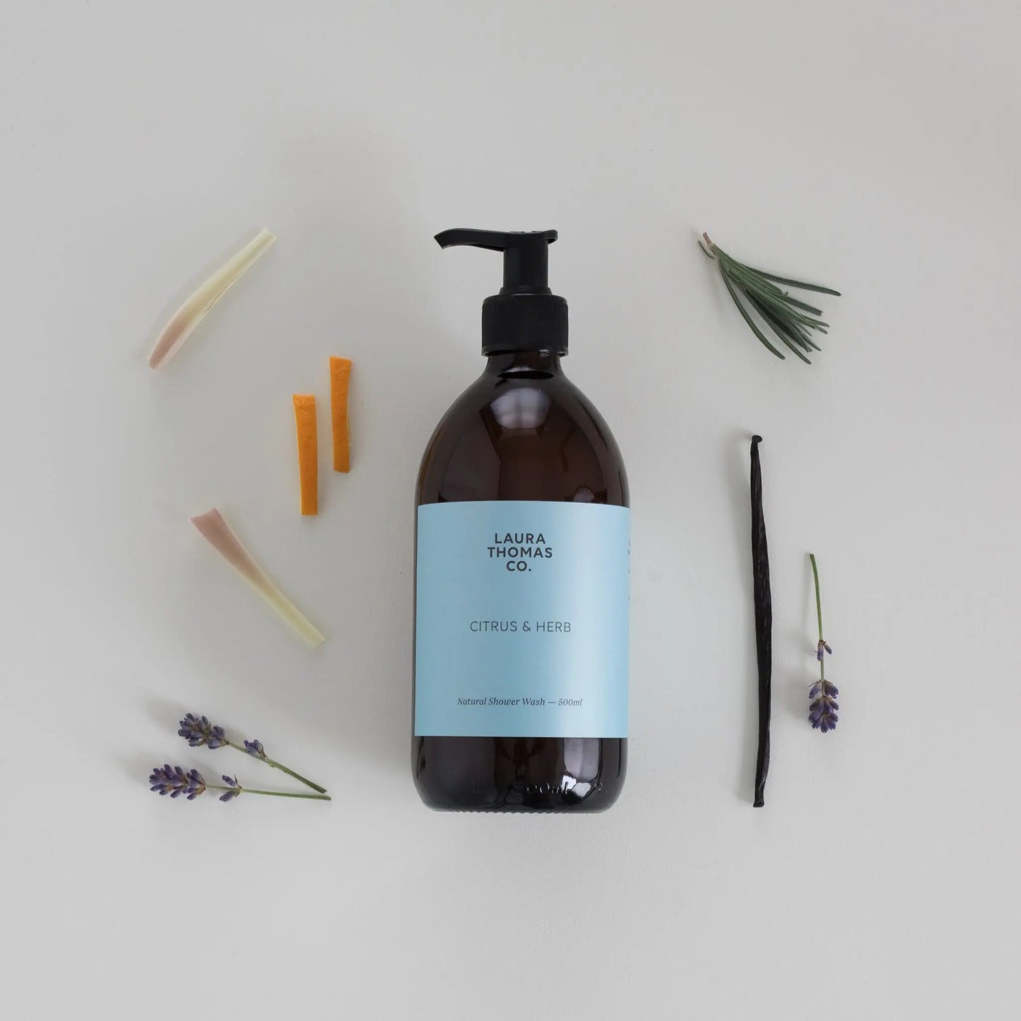 Laura Thomas Co - Natural Shower Wash - Citrus + Herb