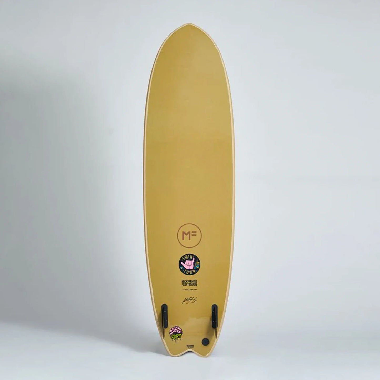 Mick Fanning Twin Town Supersoft Fish Surfboard - Soy/Soy - 8'0 x 22 5/8 x 2 7/8 x 59L - FCSII