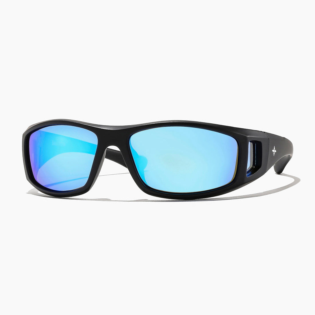 Ritual Vision Dragster Sunglasses Matte Black/Blue Polarised