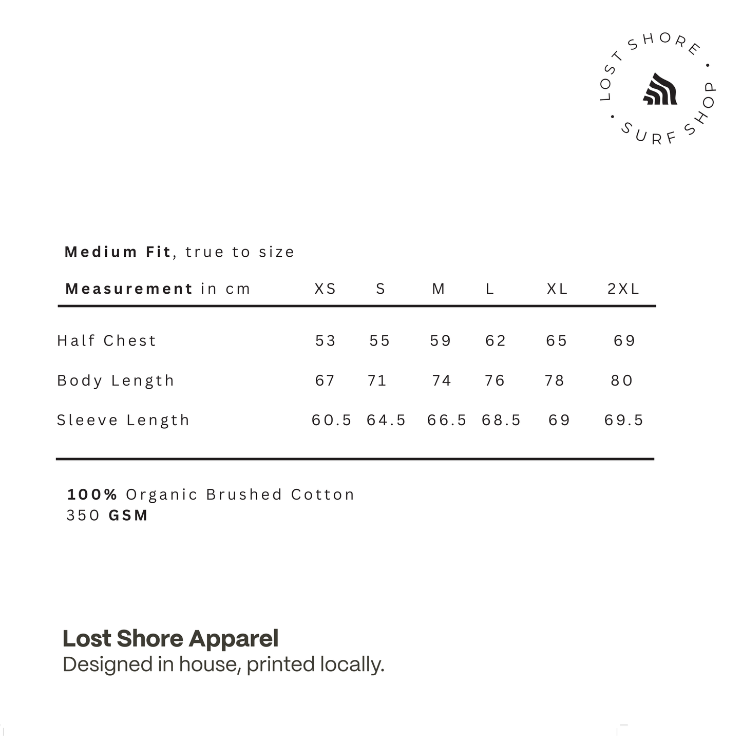 Lost Shore Back Print Hoodie