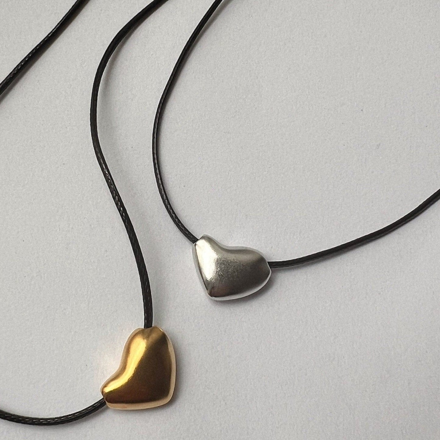 Lines & Current 'Heart in the Clouds' Cord Necklace
