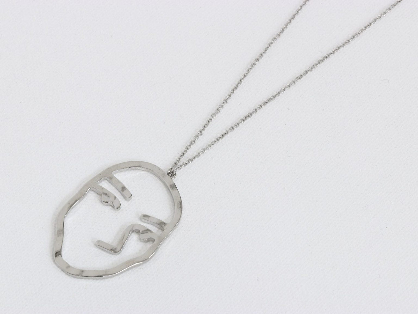 Big Metal London Juliette Face Pendant