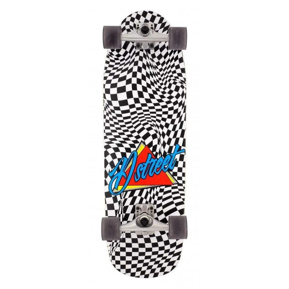 D Street Check Warp Surfskate