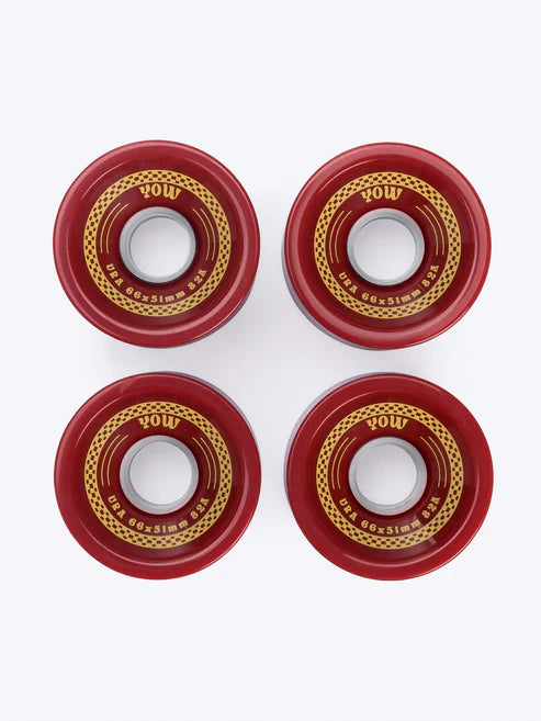 Yow Ura 66x51mm Ketchup 82A Wheels Pack