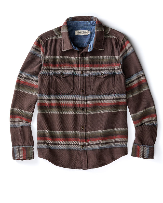 Outerknown Blanket Shirt - Beechwood Mirage Stripe