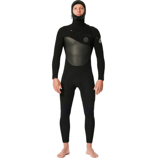 Ripcurl Flashbomb 5/4mm Hooded Chest Zip Men's Full Wetsuit