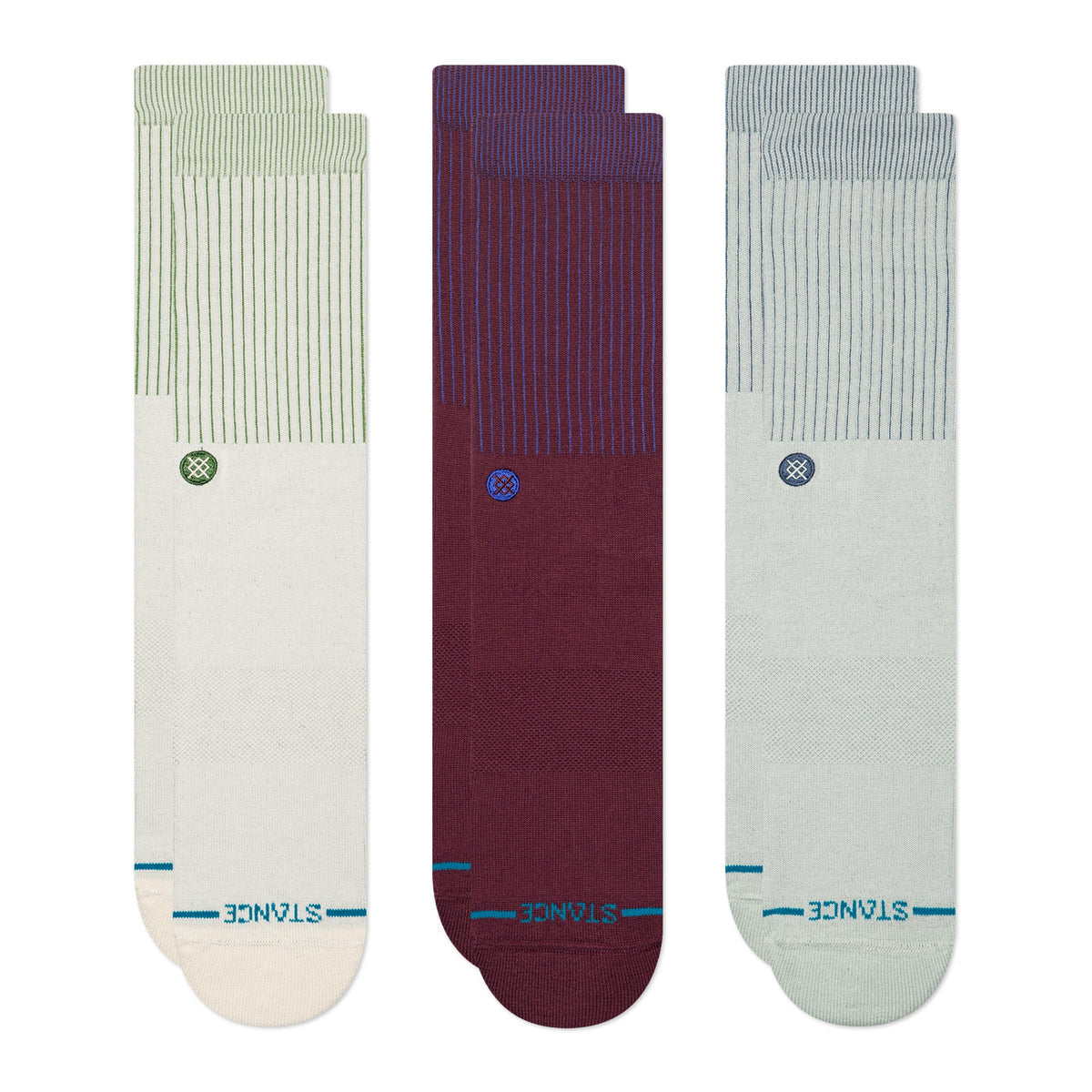 Stance Icon Pop Crew 3 Pack Socks