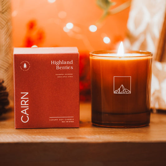 Cairn Candles Highland Berries Amber