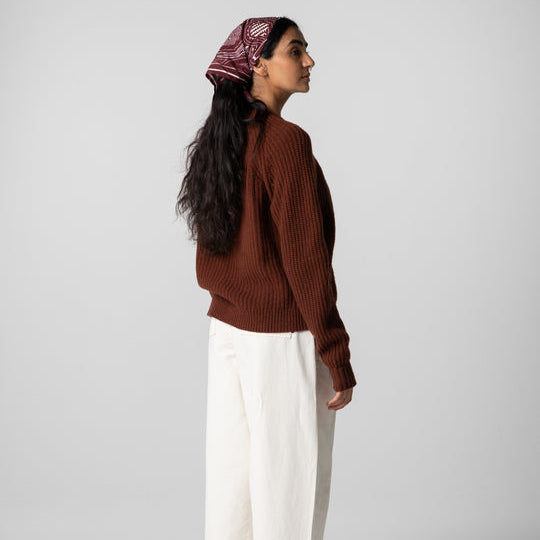 Finisterre Women's Mora Crew Neck Cardigan