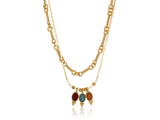 Big Metal London Santorini Set of Necklaces