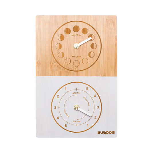 Bulldog Tide Clock Double Dial