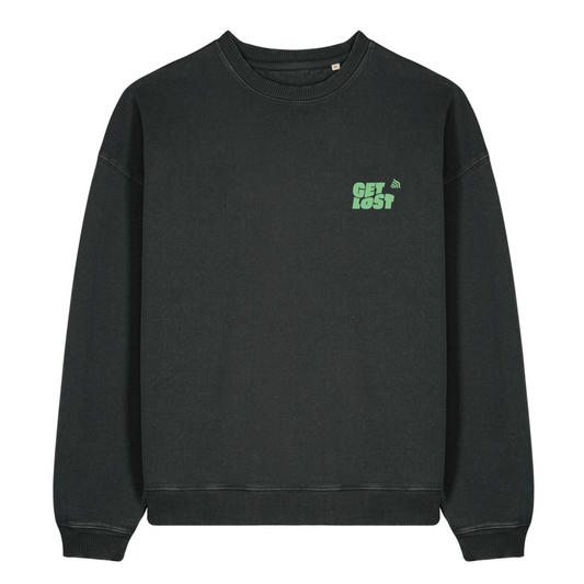 Get Lost Sweatshirt - Dyed Black