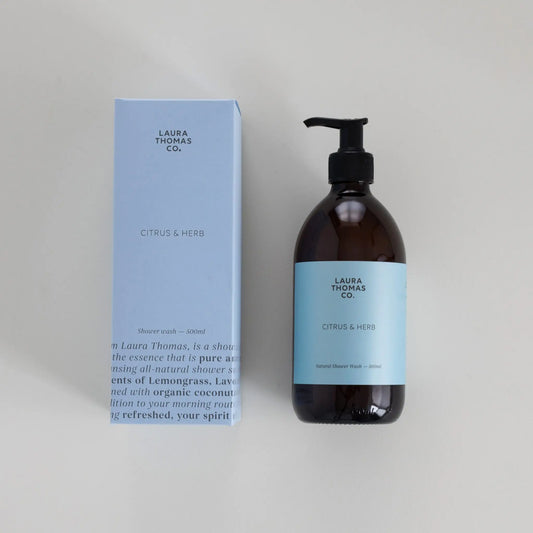 Laura Thomas Co - Natural Shower Wash - Citrus + Herb