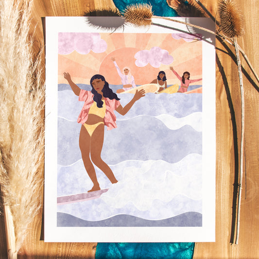 Girls Who Surf Artwork