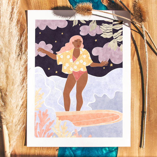 Midnight Surfer Artwork