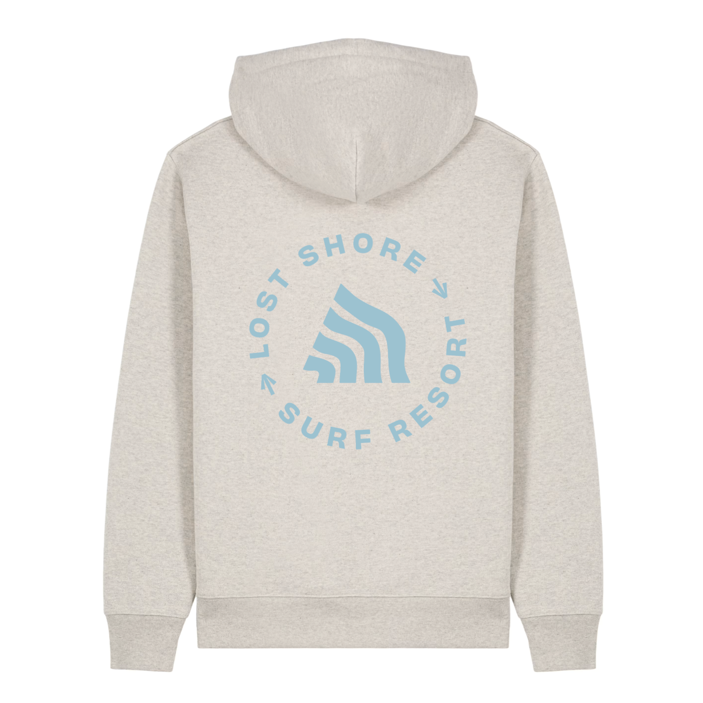 Lost Shore Back Print Hoodie