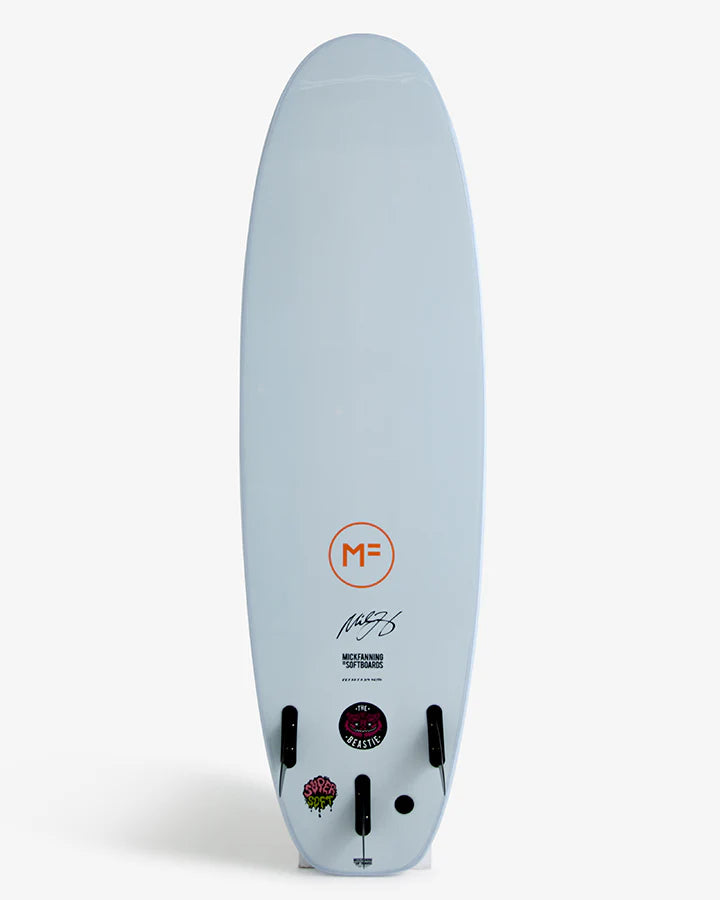 Mick Fanning Beastie Super Soft Tri Softboard -  Sky - 7'0 x 22 x 2 3/4 x 50L - Multi