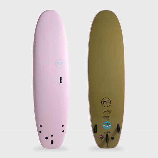 Mick Fanning Double Rainbow Super Soft - Pink/Soy - 7'0 x 23 1/2 x 3 1/4 x 66L - Futures