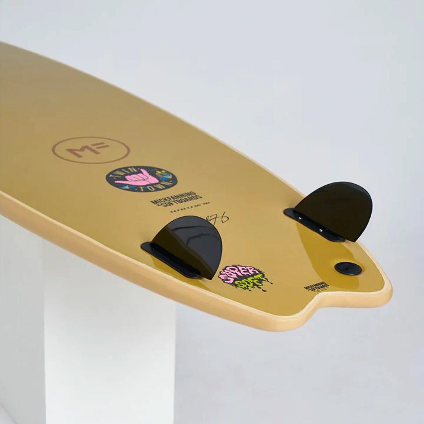 Mick Fanning Twin Town Supersoft Fish Surfboard - Soy/Soy - 8'0 x 22 5/8 x 2 7/8 x 59L - FCSII