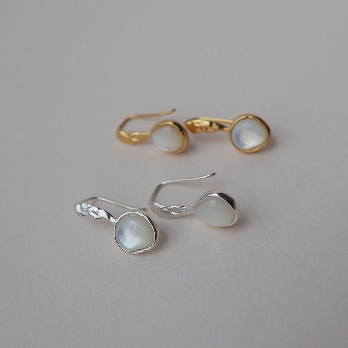 Lines & Current Sigrid Shell Drop Earrings