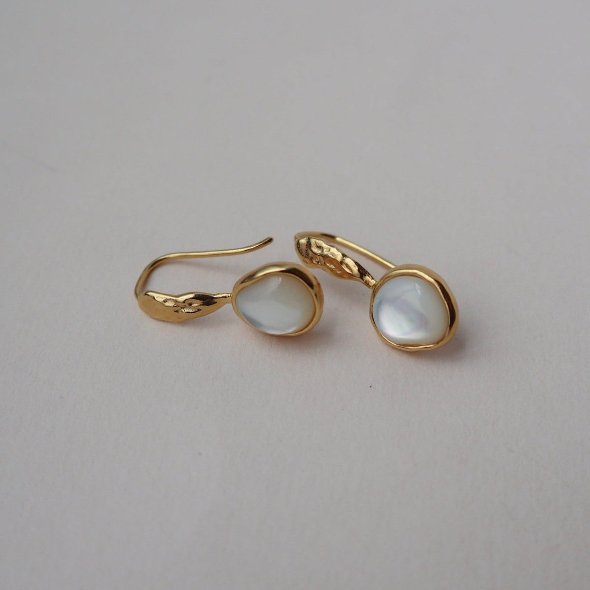 Lines & Current Sigrid Shell Drop Earrings