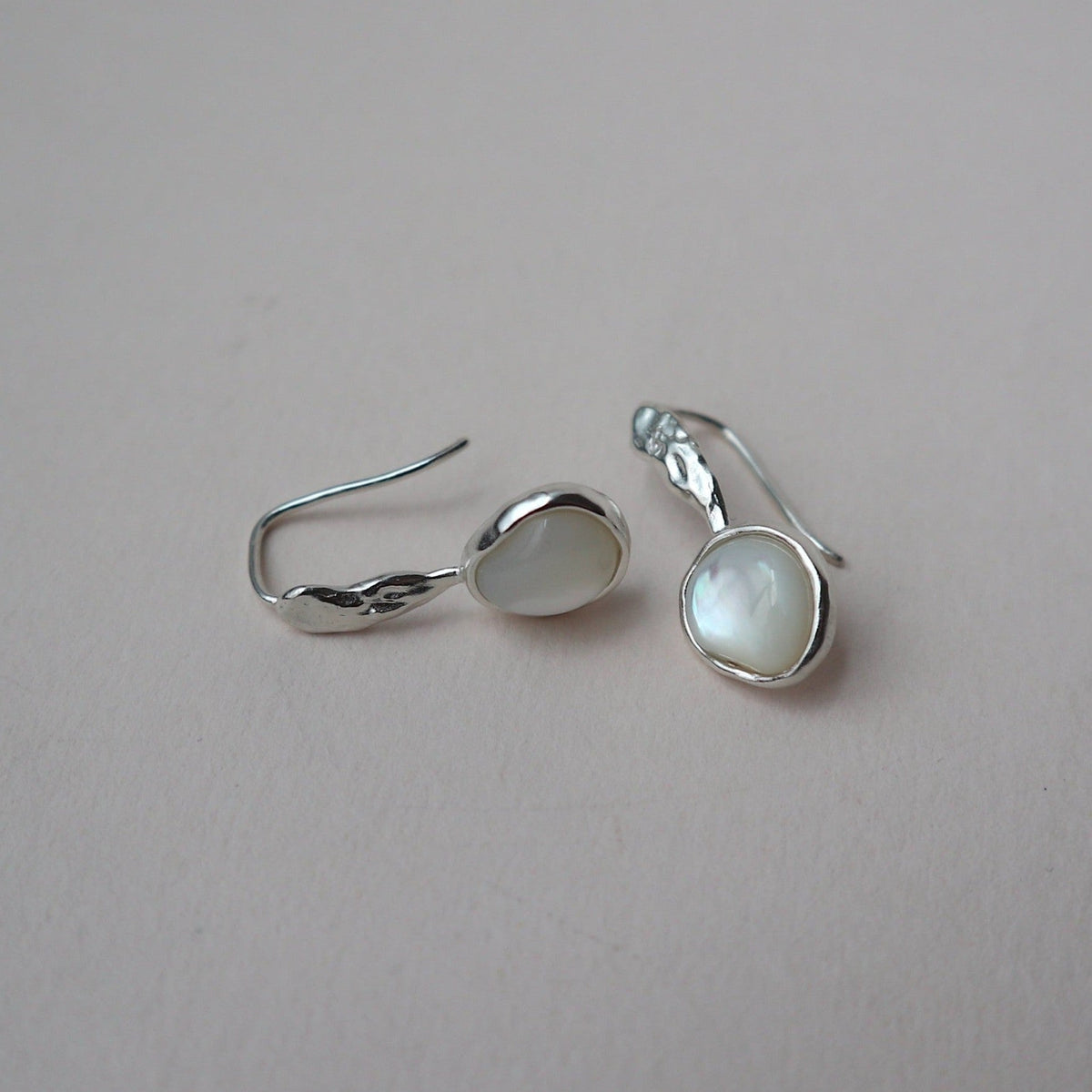 Lines & Current Sigrid Shell Drop Earrings