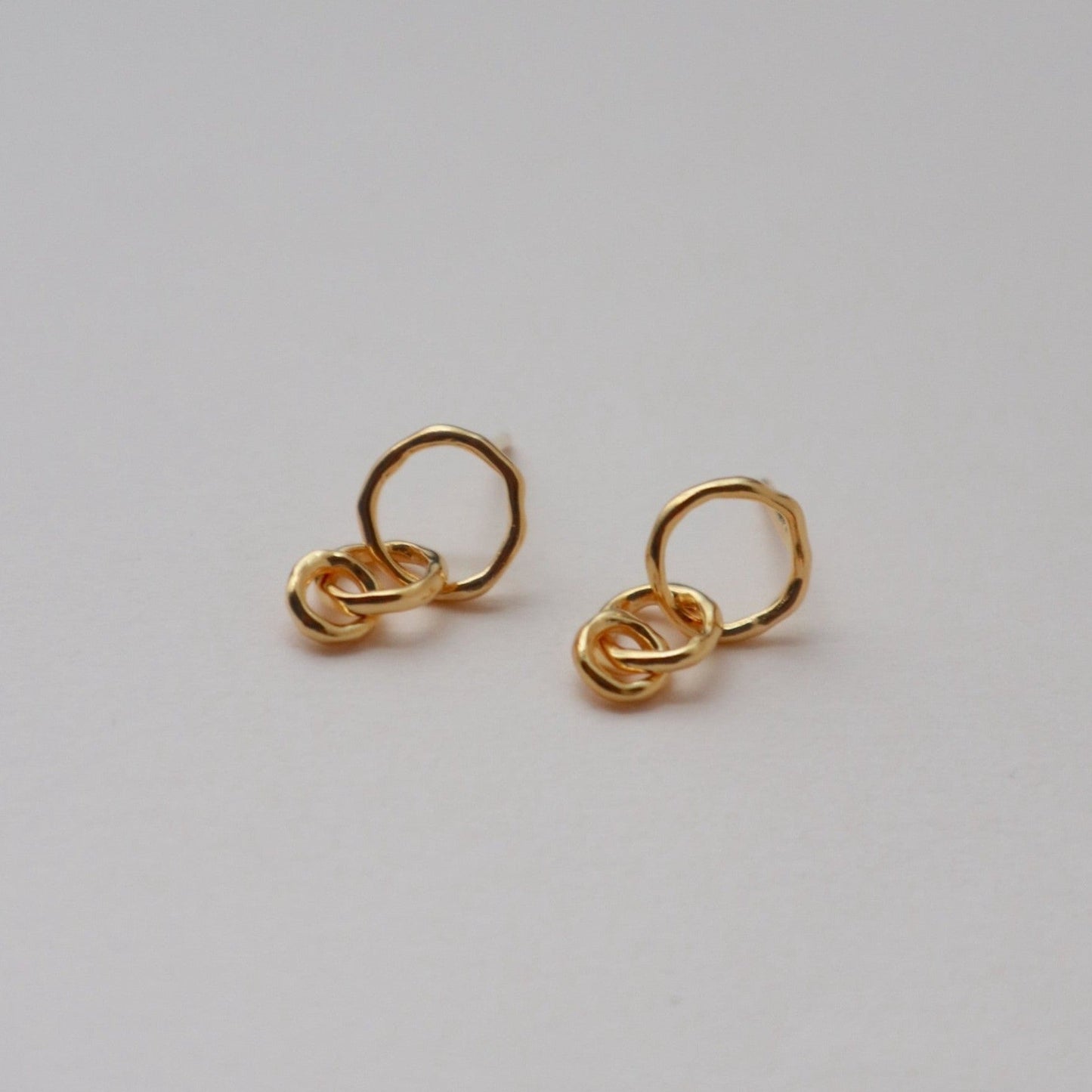 Lines & Current 'Frieda' Interlocked Stud Earrings