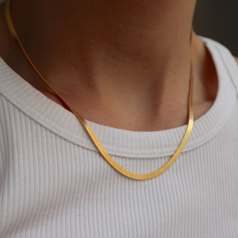 Lines & Current Senna 'Snake' Chain Necklace