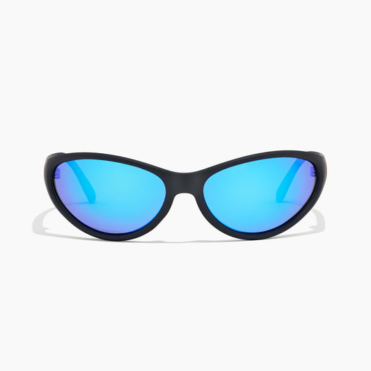 Ritual Vision Morphine - Matte Black/Blue Reflective Polarised