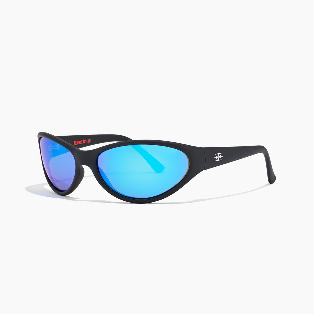 Ritual Vision Morphine - Matte Black/Blue Reflective Polarised