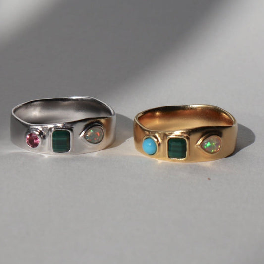 Lines & Current Fia Spirited Gemstone Ring