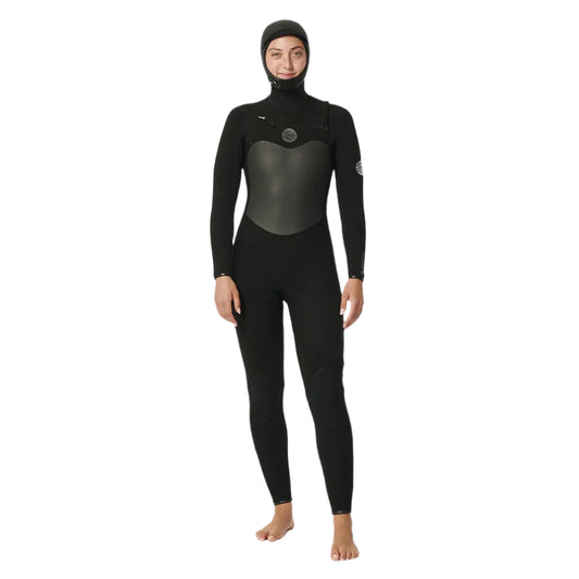 Ripcurl Flashbomb 6/4 Hooded Chest Zip Women's Wetsuit
