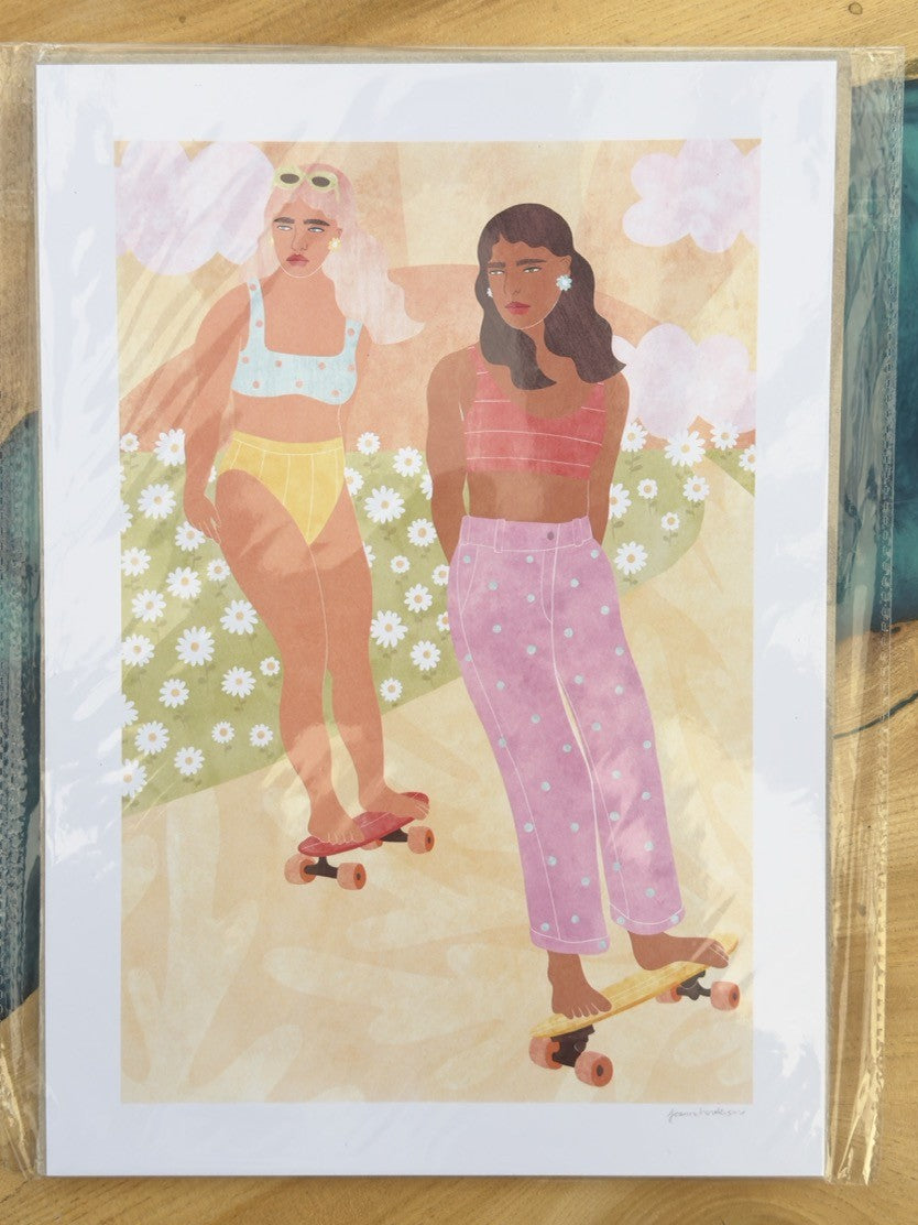 Girls Who Skate Artwork