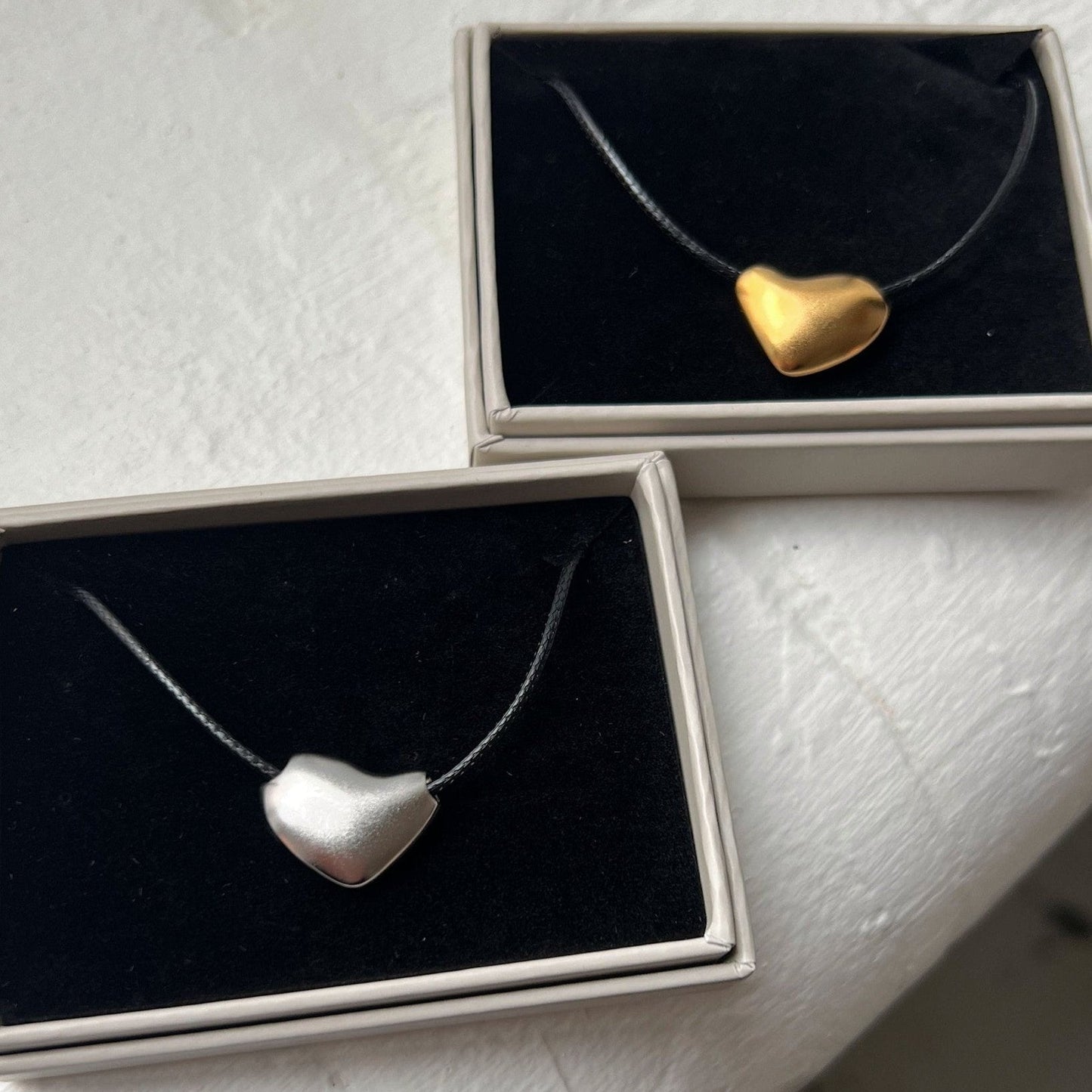 Lines & Current 'Heart in the Clouds' Cord Necklace