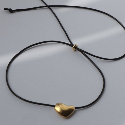 Lines & Current 'Heart in the Clouds' Cord Necklace