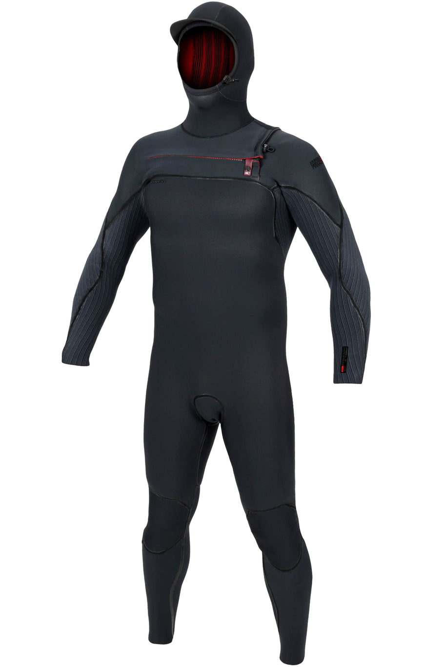 O'Neill Men's Hyperfreak Fire 5/4mm Wetsuit w/Hood