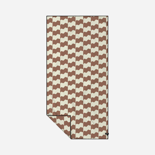 Slowtide Checker Print Quick Dry Towel